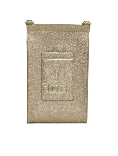 Alice Wheeler Mini Bloomsbury Crossbody Phone Bag - Bronze