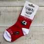 Stoke City Mini Baby Socks - White Cotton Cards