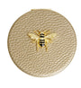 Alice Wheeler Bronze Bee Round Compact Mirror
