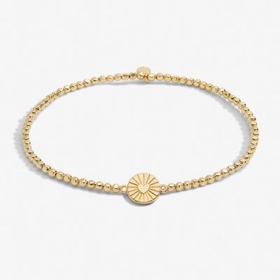 Joma Jewellery - Hammered Disc Gold Anklet