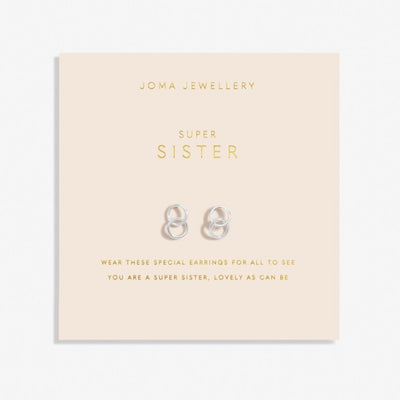 Joma Jewellery - Forever Yours - Super Sister Interlinked Hoop Earrings