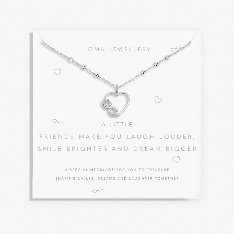 Joma Jewellery - 'A Little Friends Make You Laugh Louder, Smile Brighter & Dream Bigger' Necklace