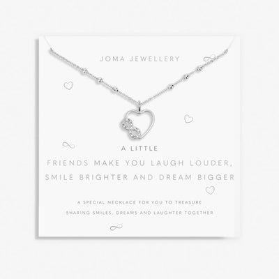 Joma Jewellery - 'A Little Friends Make You Laugh Louder, Smile Brighter & Dream Bigger' Necklace