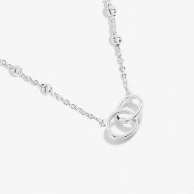 Joma Jewellery - Forever Yours - Super Sister Silver Hoops Necklace