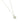 Aila Heart Pave Necklace - Silver Plated - Clementine Jewellery