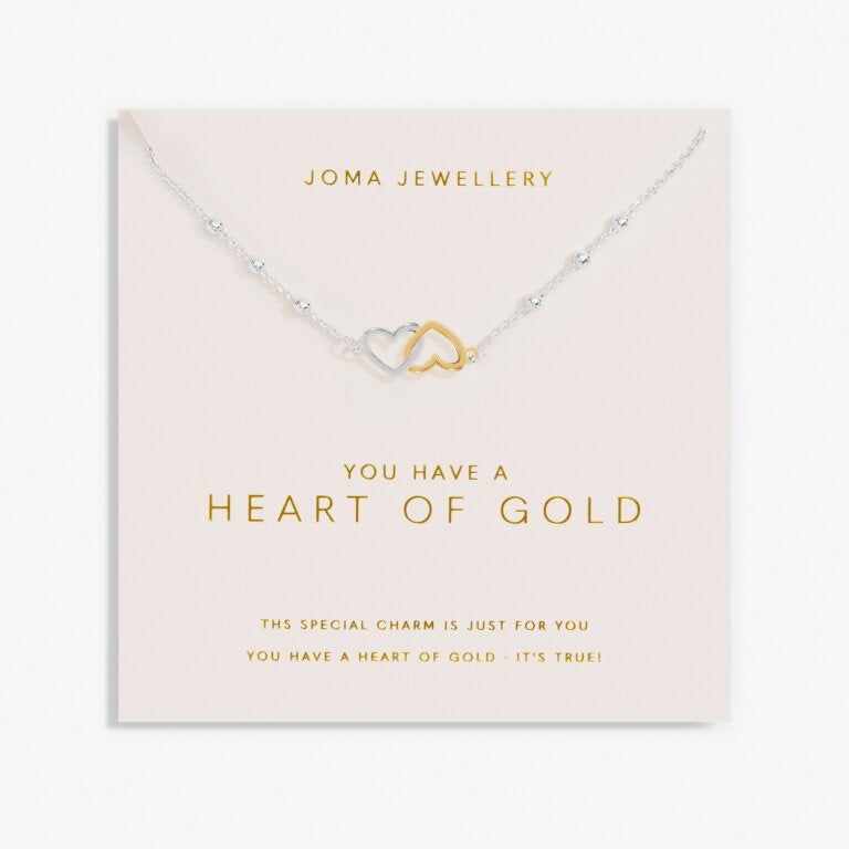 Joma Jewellery - Forever Yours - Heart of Gold - Interlinked Heart Necklace