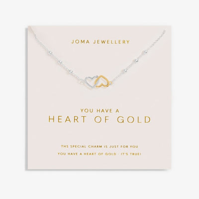 Joma Jewellery - Forever Yours - Heart of Gold - Interlinked Heart Necklace