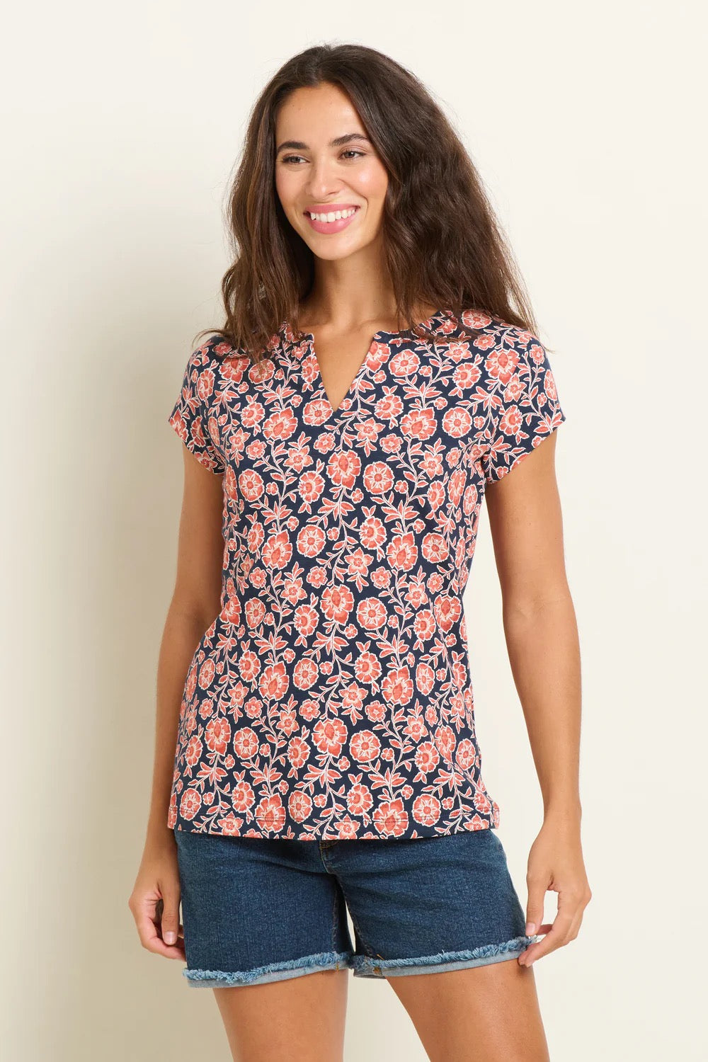 Brakeburn Women's Boho Floral T-Shirt - Multi