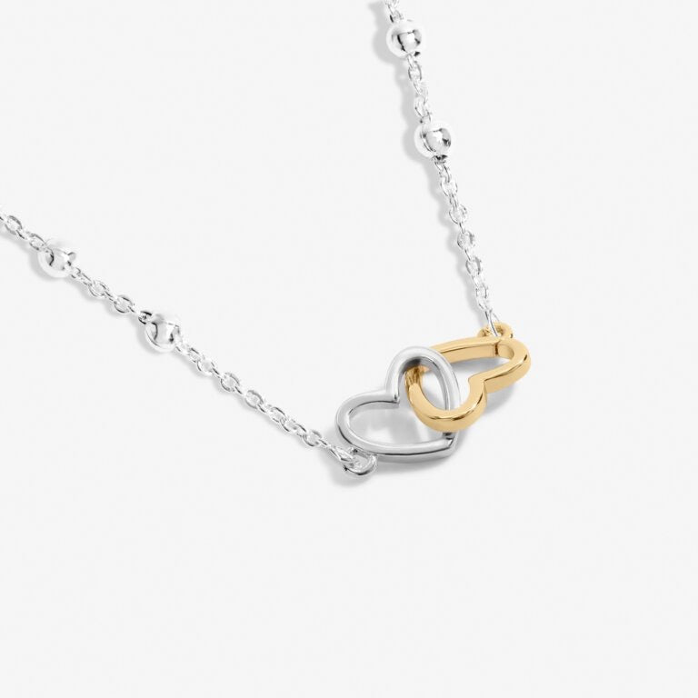 Joma Jewellery - Forever Yours - Heart of Gold - Interlinked Heart Necklace