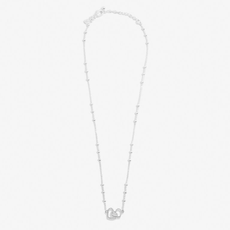 Joma Jewellery - Forever Yours - Just for You Birthday Girl - Pave Linked Hearts Necklace