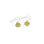 Clementine Lumi Disc Drop Earrings - Gold