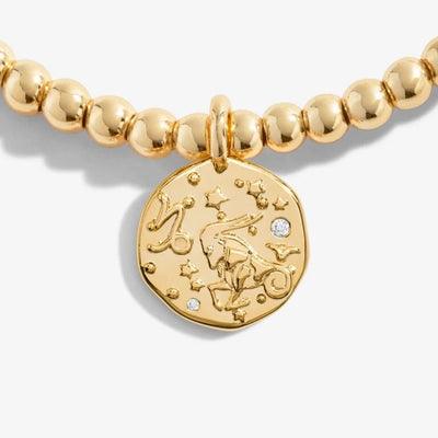 Joma Jewellery  - Starsign A little Capricorn Gold Disc Bracelet