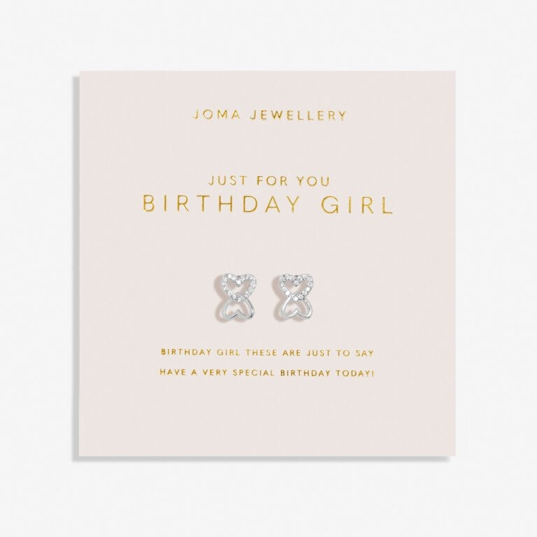 Joma Jewellery - Forever Yours - Just for You Birthday Girl Heart Earrings