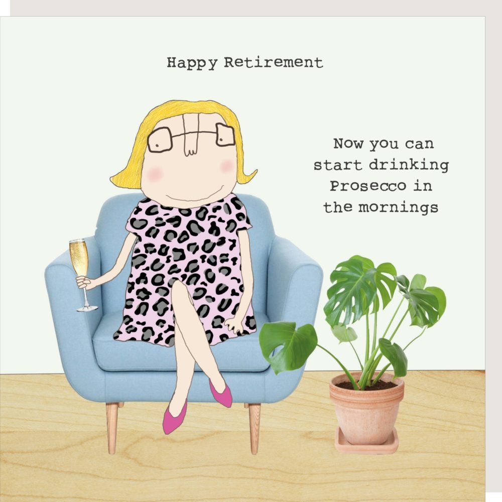 Rosie Made A Thing - Prosecco Mornings - Blank Card