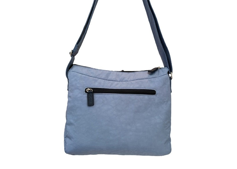 Spirit (5054) Lightweight Messenger Style Crossbody Handbag - Cornflower Blue