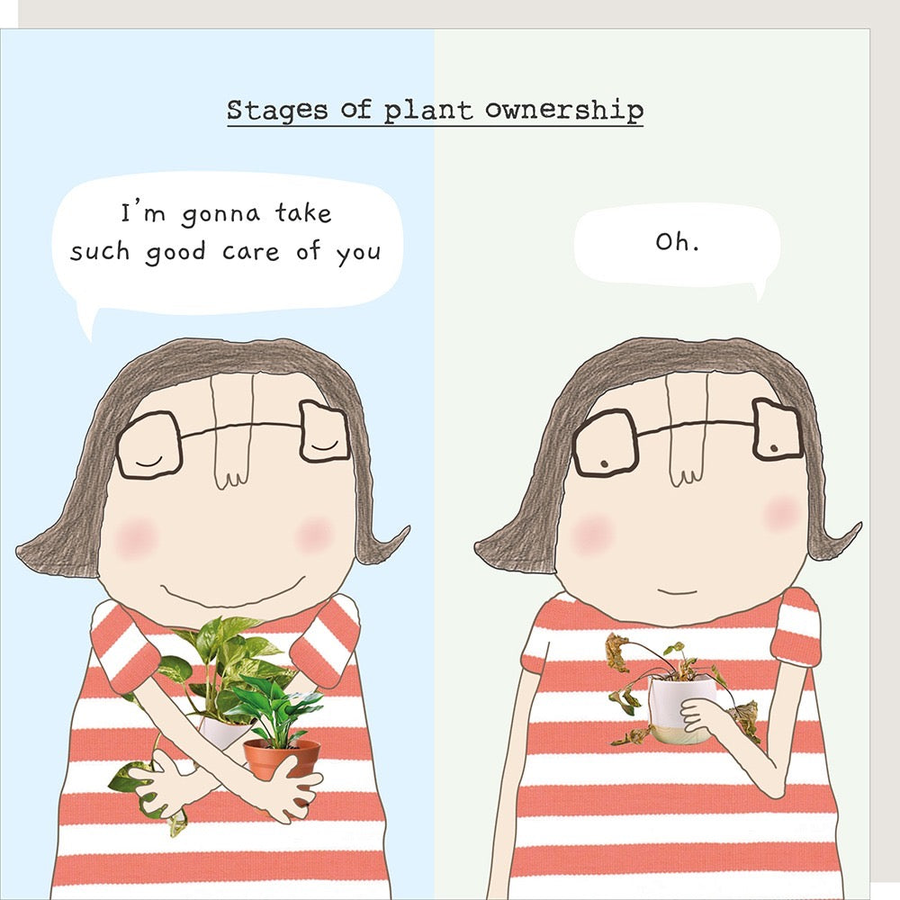 Rosie Made A Thing - Plant Ownership - Blank Card