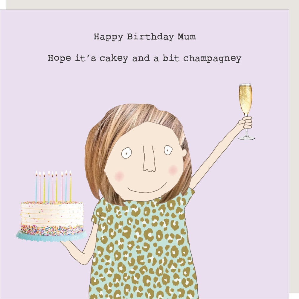 Rosie Made A Thing - Mum Cakey - Birthday Card