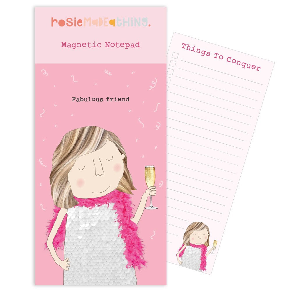 Rosie Made A Thing - Fabulous Friend - Magnetic Notepad