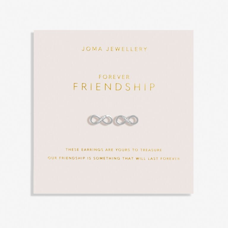 Joma Jewellery - Forever Yours - Forever Friendship Infinity Stud Earrings