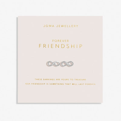 Joma Jewellery - Forever Yours - Forever Friendship Infinity Stud Earrings