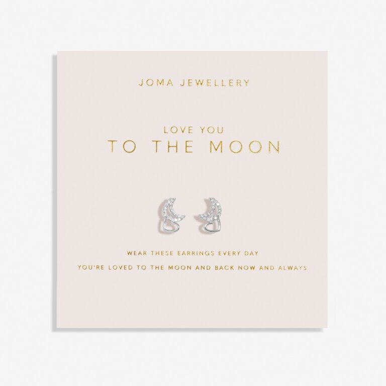 Joma Jewellery - Forever Yours - Love You To The Moon Earrings