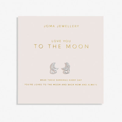 Joma Jewellery - Forever Yours - Love You To The Moon Earrings