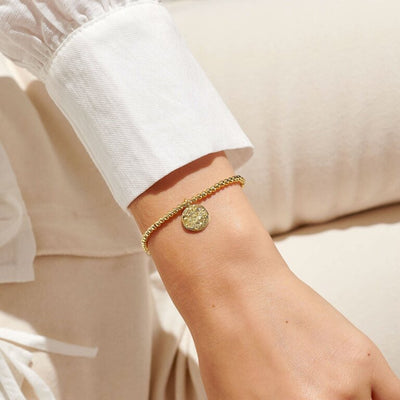 Joma Jewellery  - Starsign A little CANCER Gold Disc Bracelet