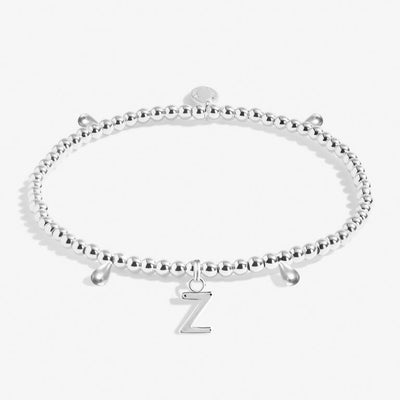 Joma Jewellery Alphabet - A Little 'Z' Bracelet - Silver