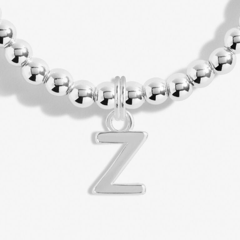 Joma Jewellery Alphabet - A Little 'Z' Bracelet - Silver