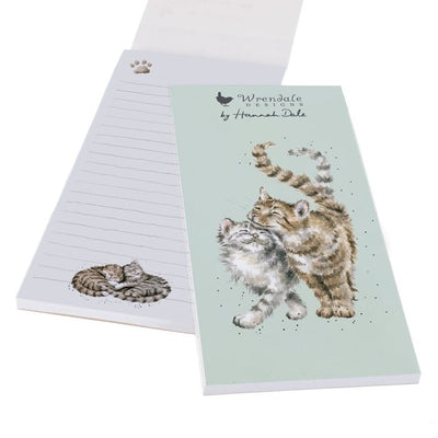 Feline Good (Cat) Magnetic Shopping Pad  - Wrendale Designs