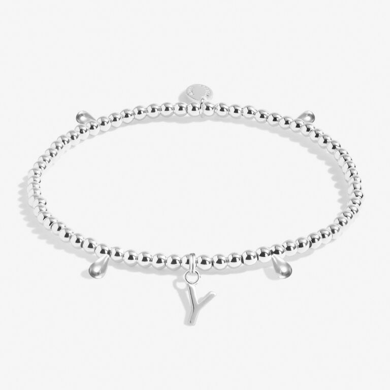 Joma Jewellery Alphabet - A Little 'Y' Bracelet - Silver