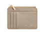 David Jones (DJ0090-1) Small Zip Coin Purse & Card Holder - Warm Taupe