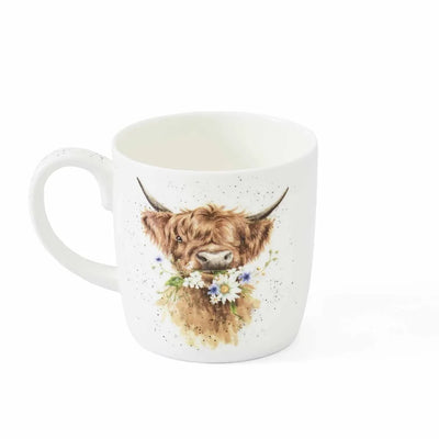 Wrendale Thank You Highland Cow Large Mug