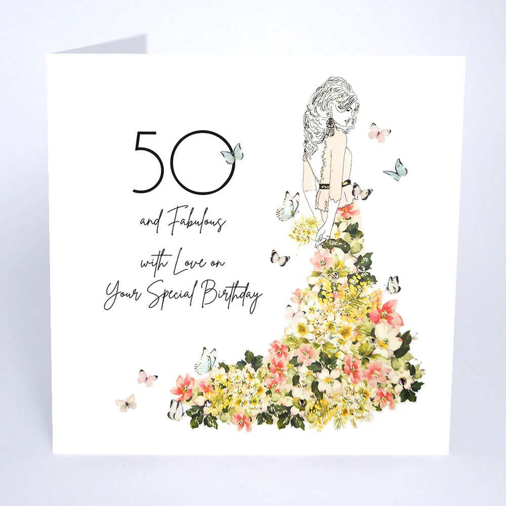 Five Dollar Shake -50 & Fabulous Special Birthday Card