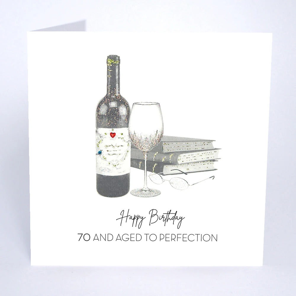 Five Dollar Shake - 70 & Aged to Perfection Birthday Card