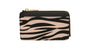 Alice Wheeler - Dark Zebra Bath Coin & Card Purse - Black