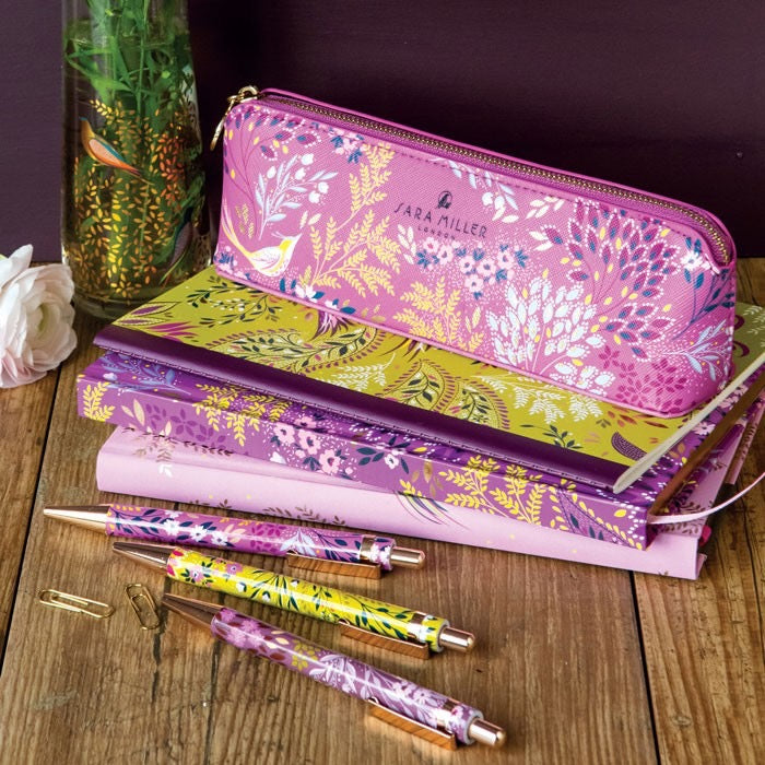 Sara Miller Mauve Haveli Garden Pencil Case