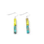 Carrie Elspeth Jasper Drop Earrings - Turquoise/Lime Green