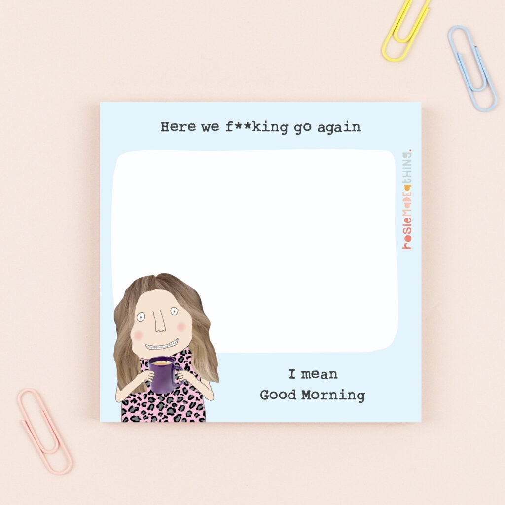 Rosie Made A Thing Mini Jots Notepad - Here We Go