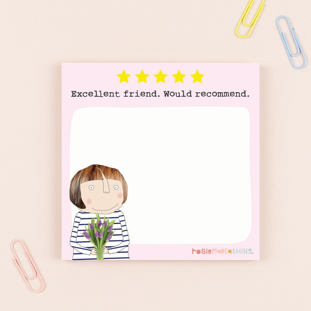 Rosie Made A Thing Mini Jots Notepad - Five Star Friend