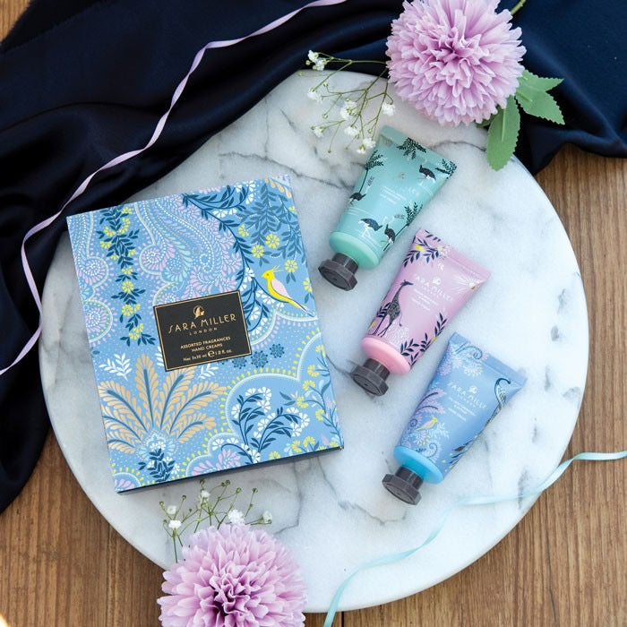 Sara Miller Savannah Hand Cream Trio Gift Set  - Blue