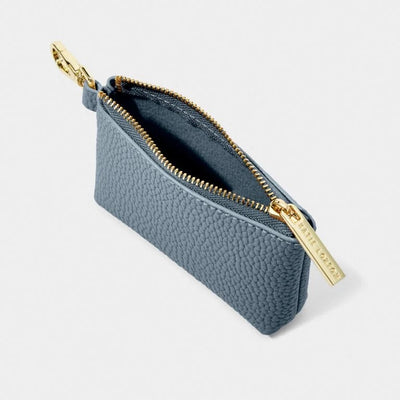 Katie Loxton Evie Clip On Accessory - Coin Purse - Light Navy Blue