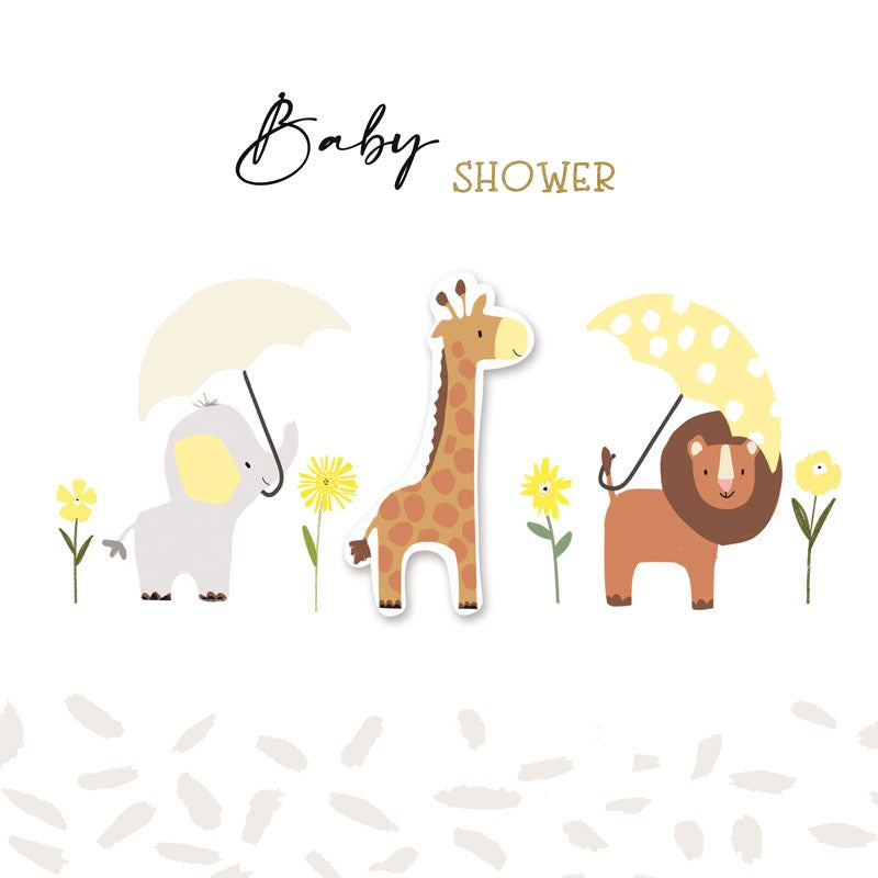 Cute Animals Baby Shower Card - Hammond Gower