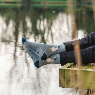 Guard Duck Mens Bamboo Socks - Wrendale Designs