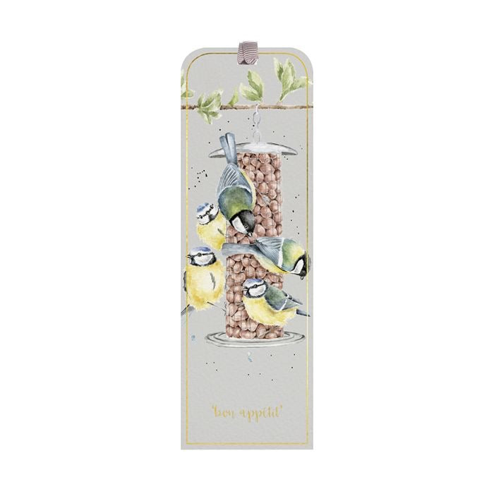Bon Appetit' Bluetit (Birds) Bookmark  - Wrendale Designs