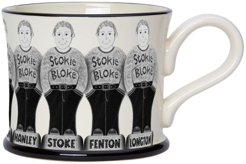 Moorland Pottery Stokie Bloke - 100 Years of Stoke-on-Trent - Mug