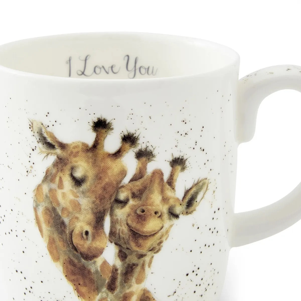 Wrendale I Love You Giraffe Large Mug