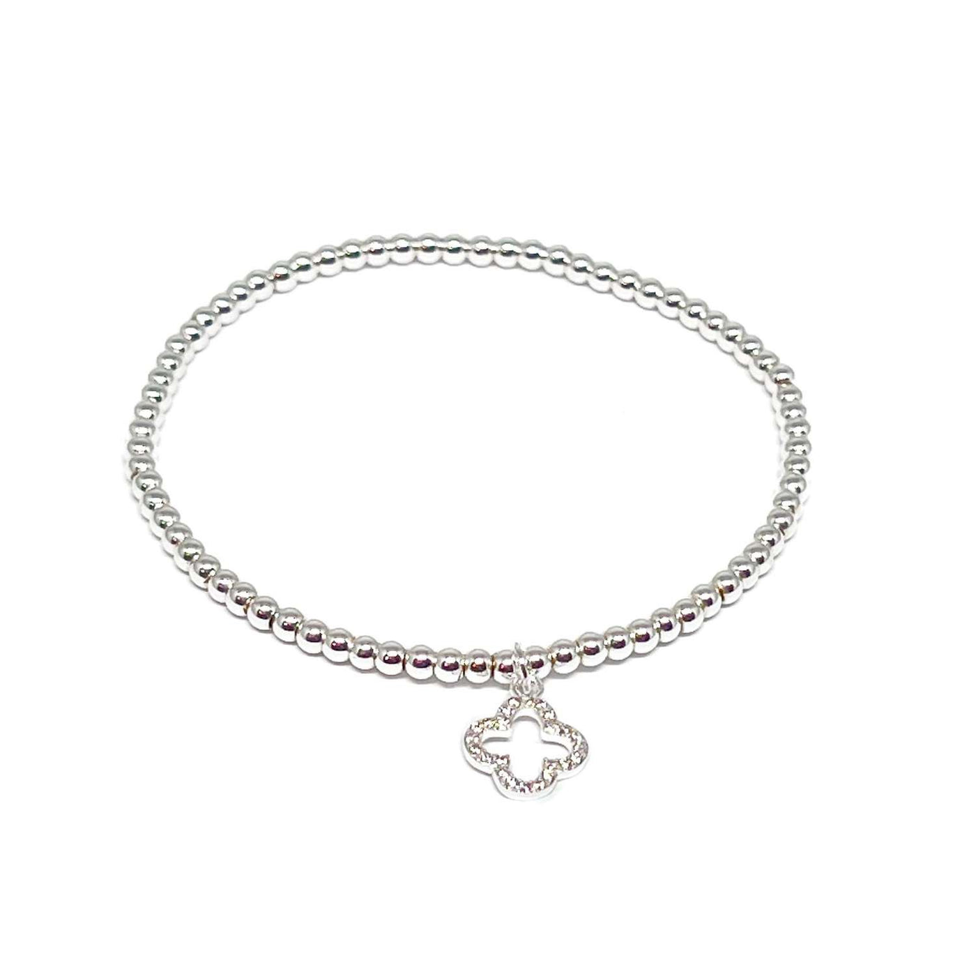 Enya Clover Bracelet - Silver - Clementine Jewellery