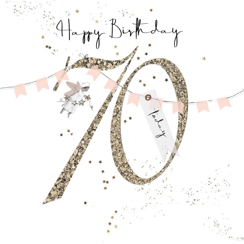 Happy Birthday 70 Today - Card - Hammond Gower