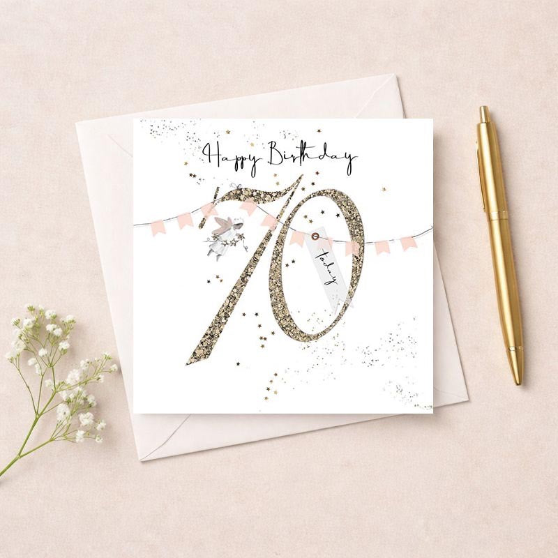 Happy Birthday 70 Today - Card - Hammond Gower